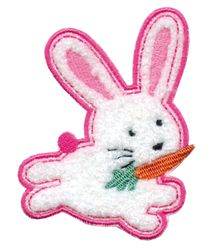 Nažehľovacie aplikácie veľké - zajac ružový